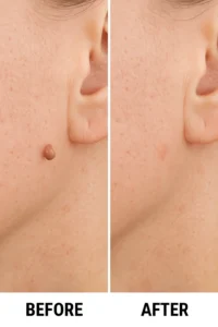 Skin tags removal Selly Oak before and after