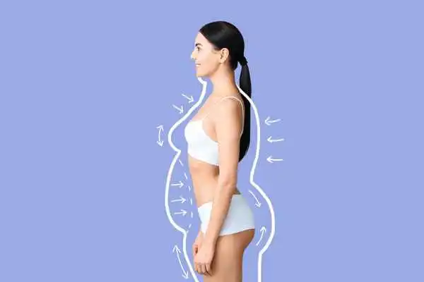 image of woman experiencing fat reduction treatment Selly Oak