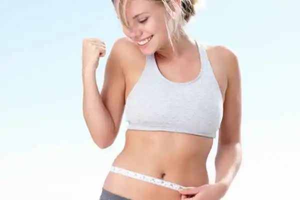 woman happy after fat reduction treatment Selly Oak