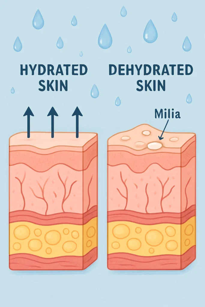 The importance of hydration and milia production Selly Oak