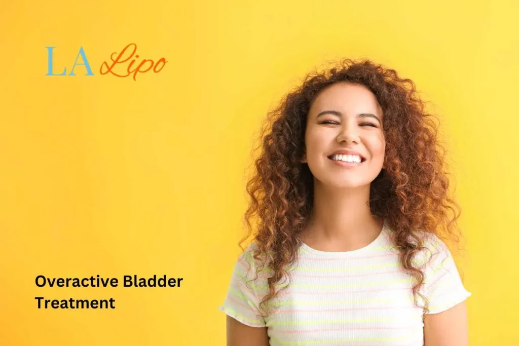 woman smiling about overactive bladder treatment Selly Oak solutions