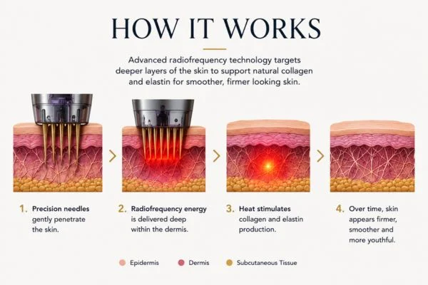 Diagram of how Collagen Lift Therapy Selly Oak works